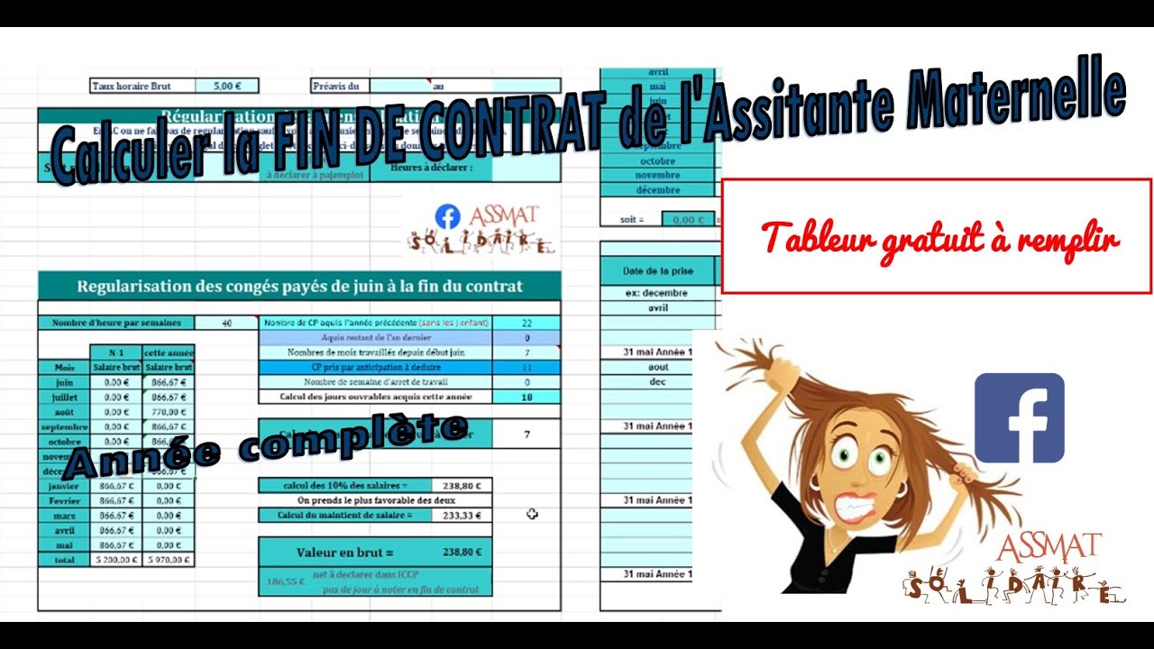 découvrez comment calculer les congés payés d'une assistante maternelle facilement et conformément à la législation en vigueur.