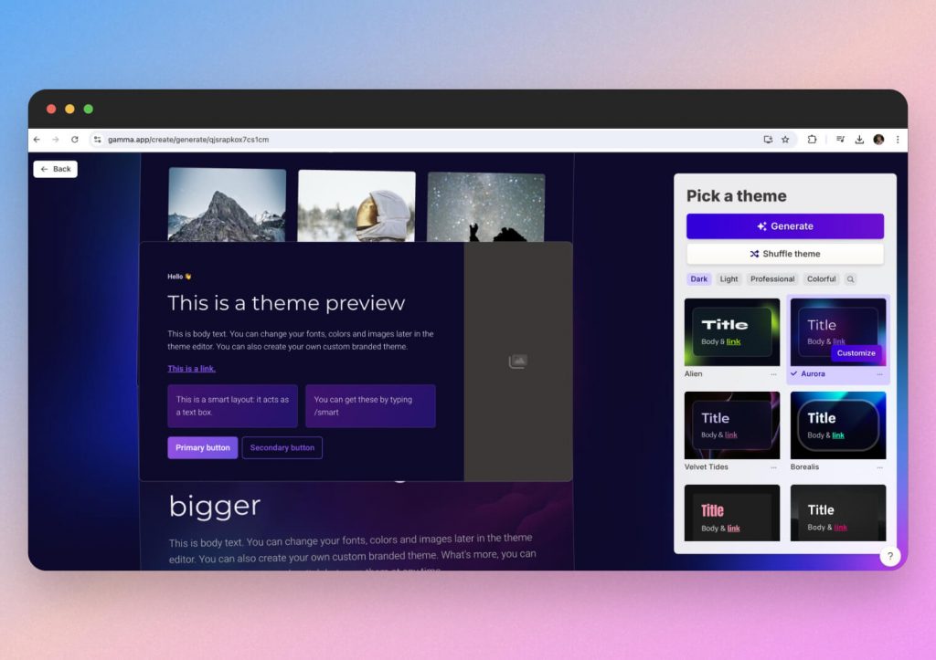 découvrez comment utiliser gamma.app pour créer des présentations dynamiques et visuellement attrayantes, simplifiant ainsi la communication de vos idées.